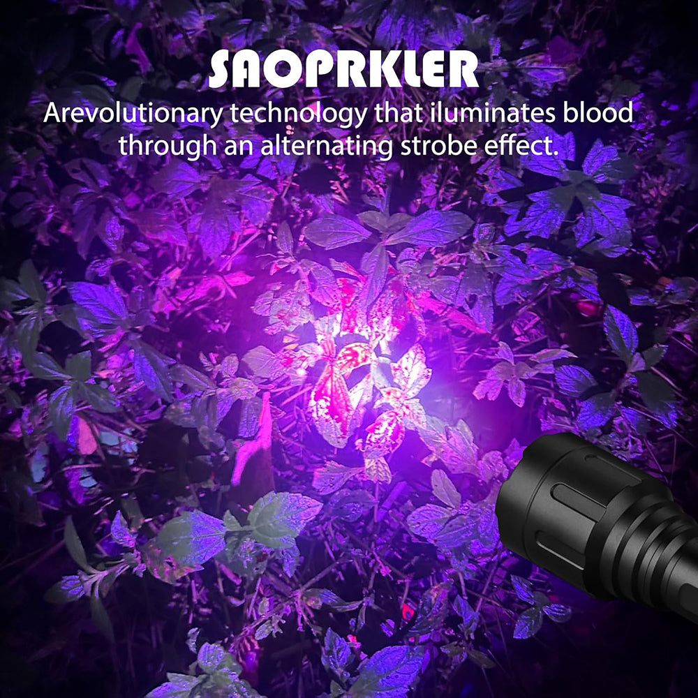SAOPRKLER Deer Blood Tracking Light Flashlight