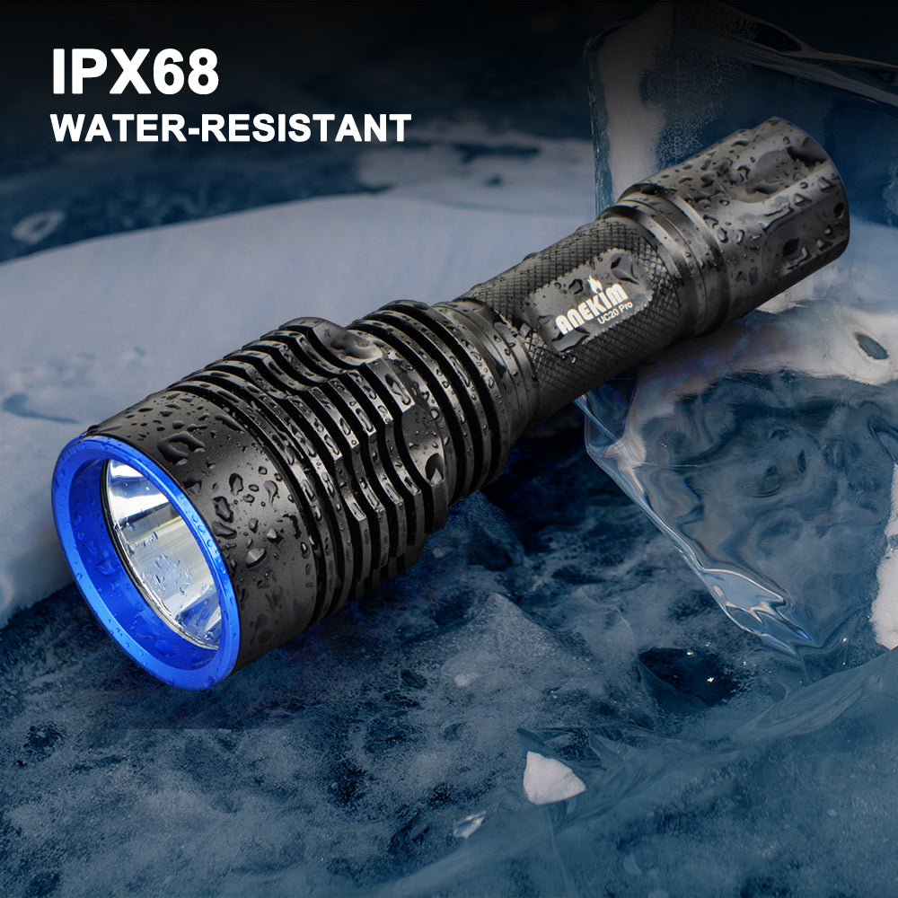 Anekim UC20 Green Hunting Light with 2000 Lumens, 18650 battery