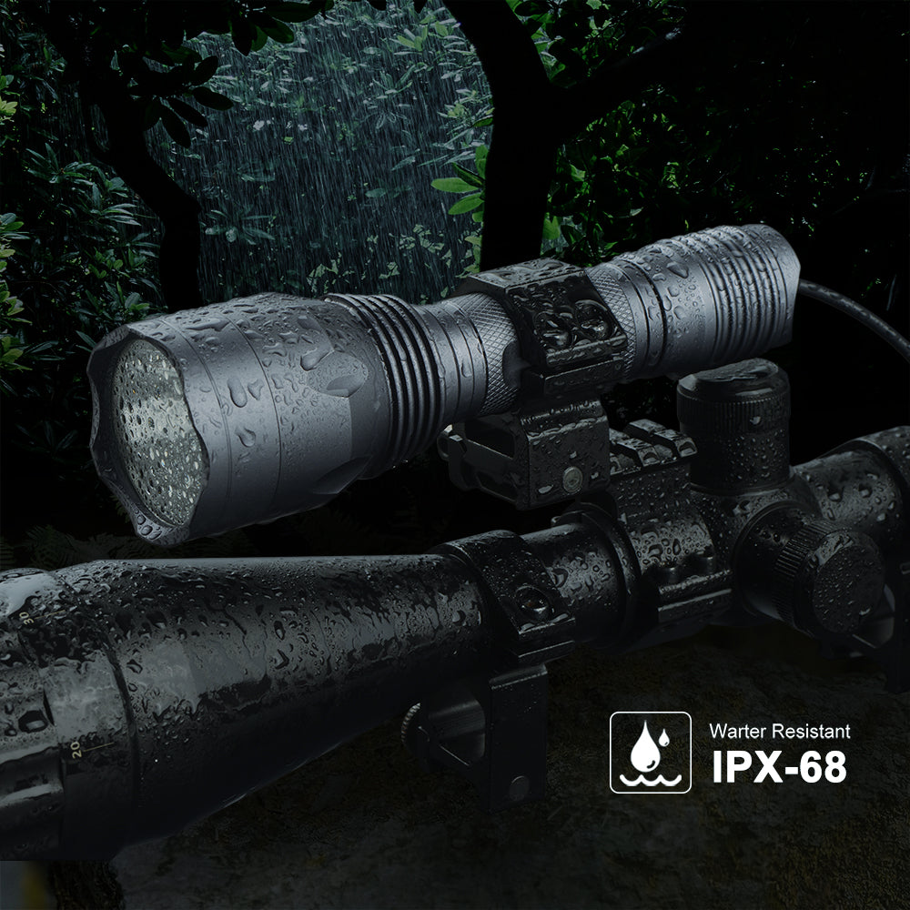 ANEKIM TC10 Green Hunting Light for Coyote,Predator, Varmint, Hog-Predator Light 1800 Lumens 1312 Yards